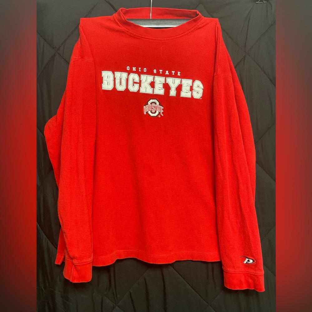 Pro Player Red Ohio State Buckeyes Sweatshirt
